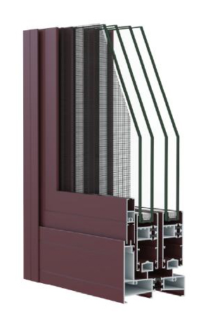 WY-90TGR Gasket Thermal Break Three Track Sliding Window